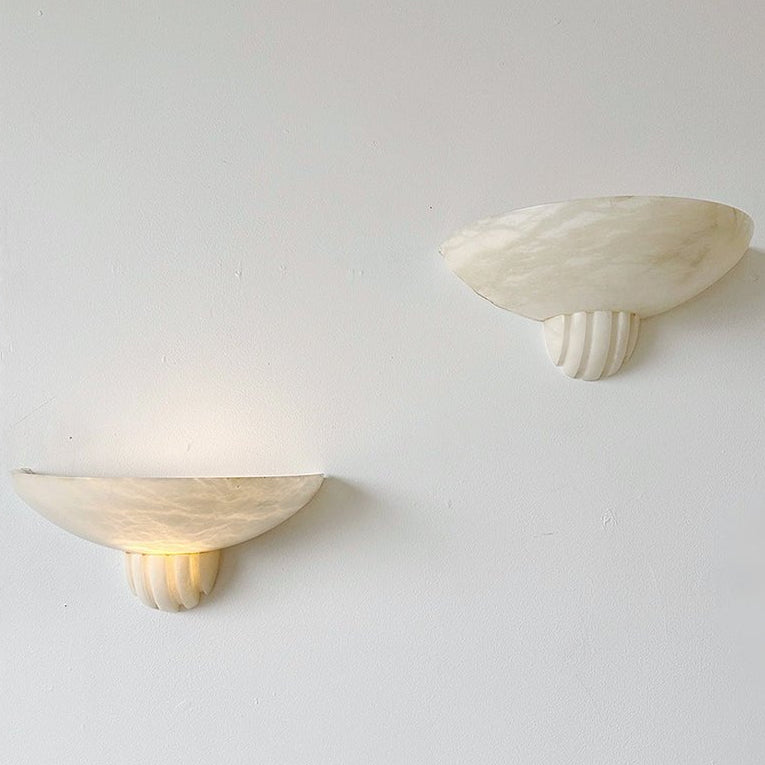 Rare Alabaster Wall Sconce