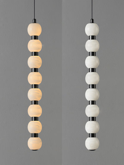 Orbique Alabaster Pendant