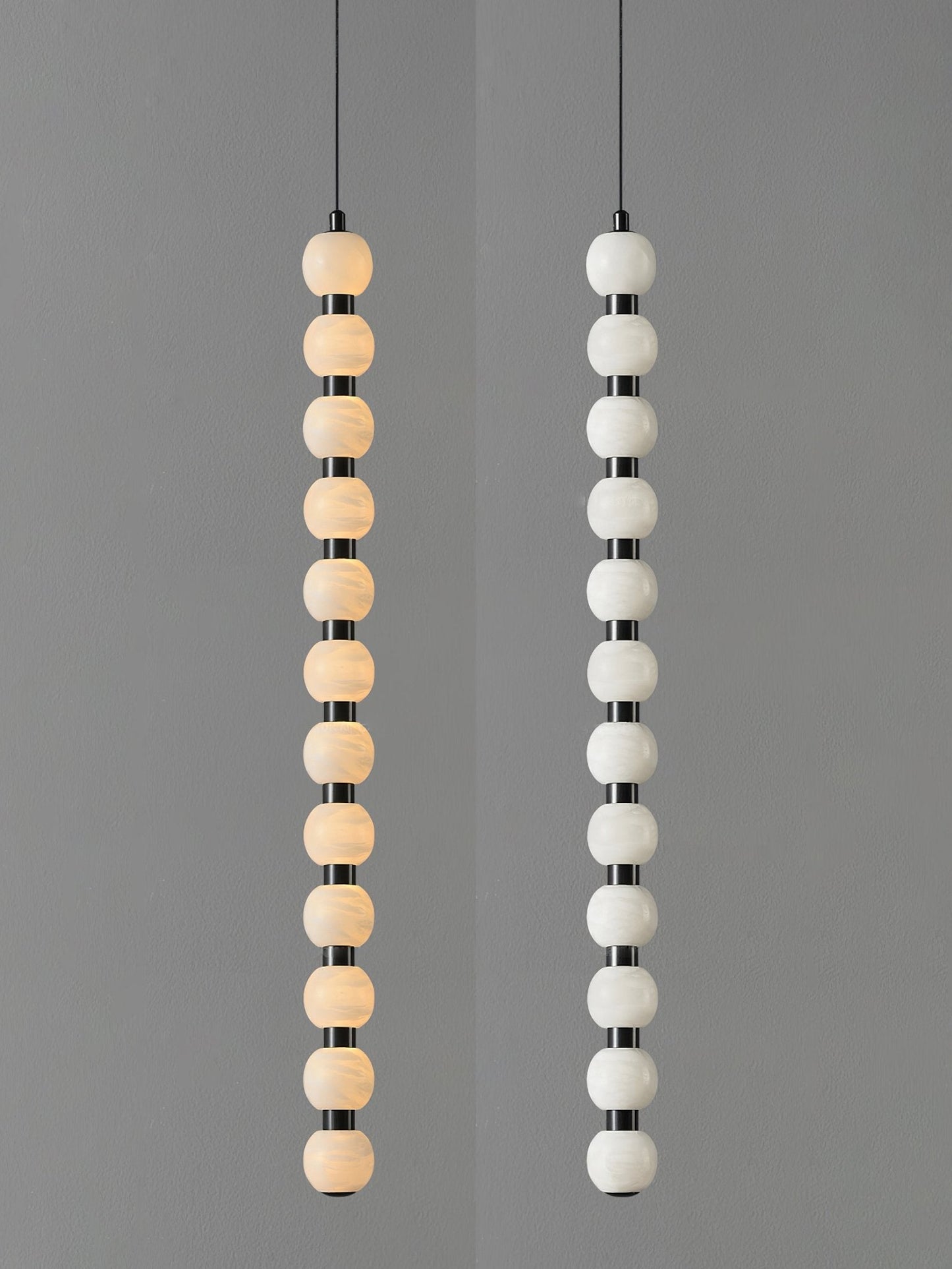 Orbique Alabaster Pendant