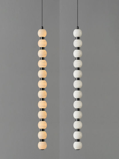 Orbique Alabaster Pendant