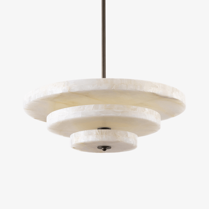 Vara Alabaster Round Chandelier