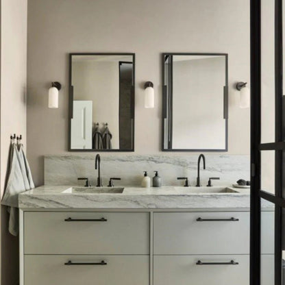 Alabaster Pillar Wall Sconce