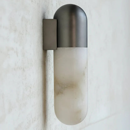Capsule Alabaster Sconce
