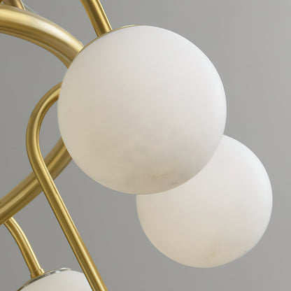 Mayton Alabaster Round Chandelier