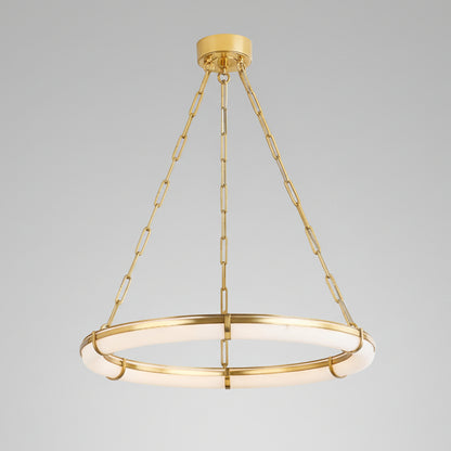 Senett Alabaster Round Chandelier
