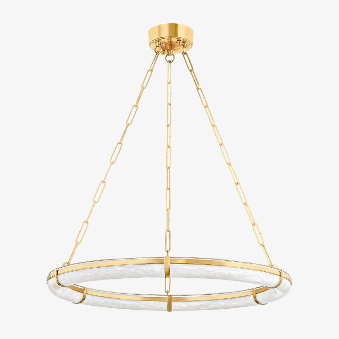 Senett Alabaster Round Chandelier