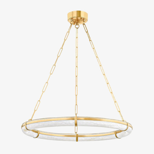 Senett Alabaster Round Chandelier