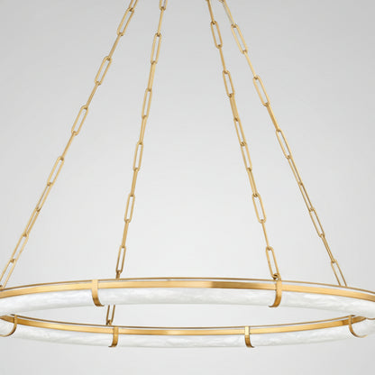 Senett Alabaster Round Chandelier