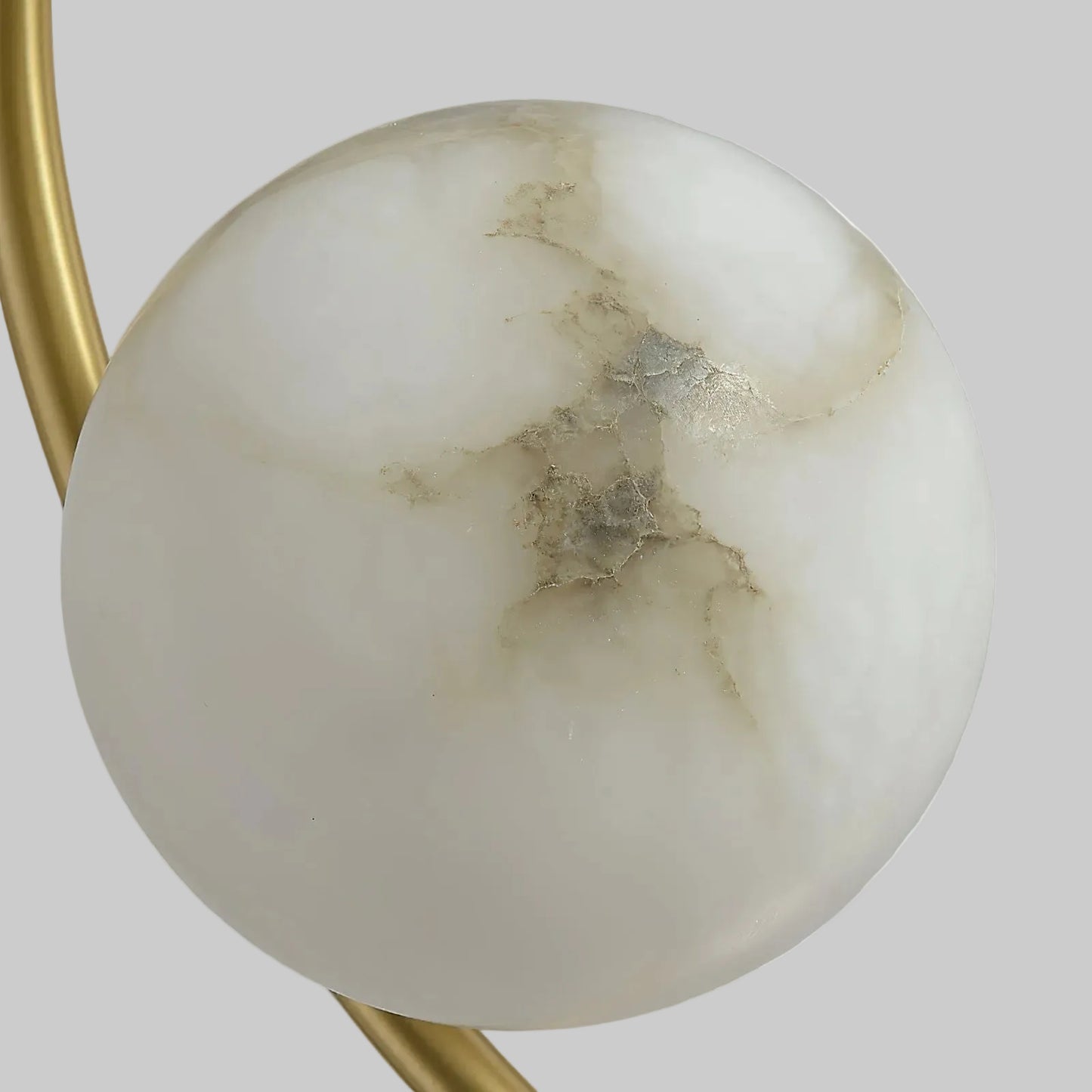 Uva Curved Alabaster Pendant
